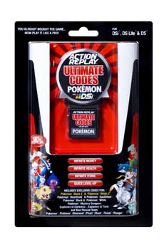 DSi Action Replay Ultimate Cheats for Pokemon EF000972