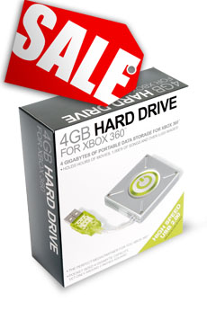 4GB Hard Drive for Xbox 360