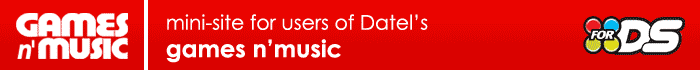 Mini site for users of Datel's Games 'n Music